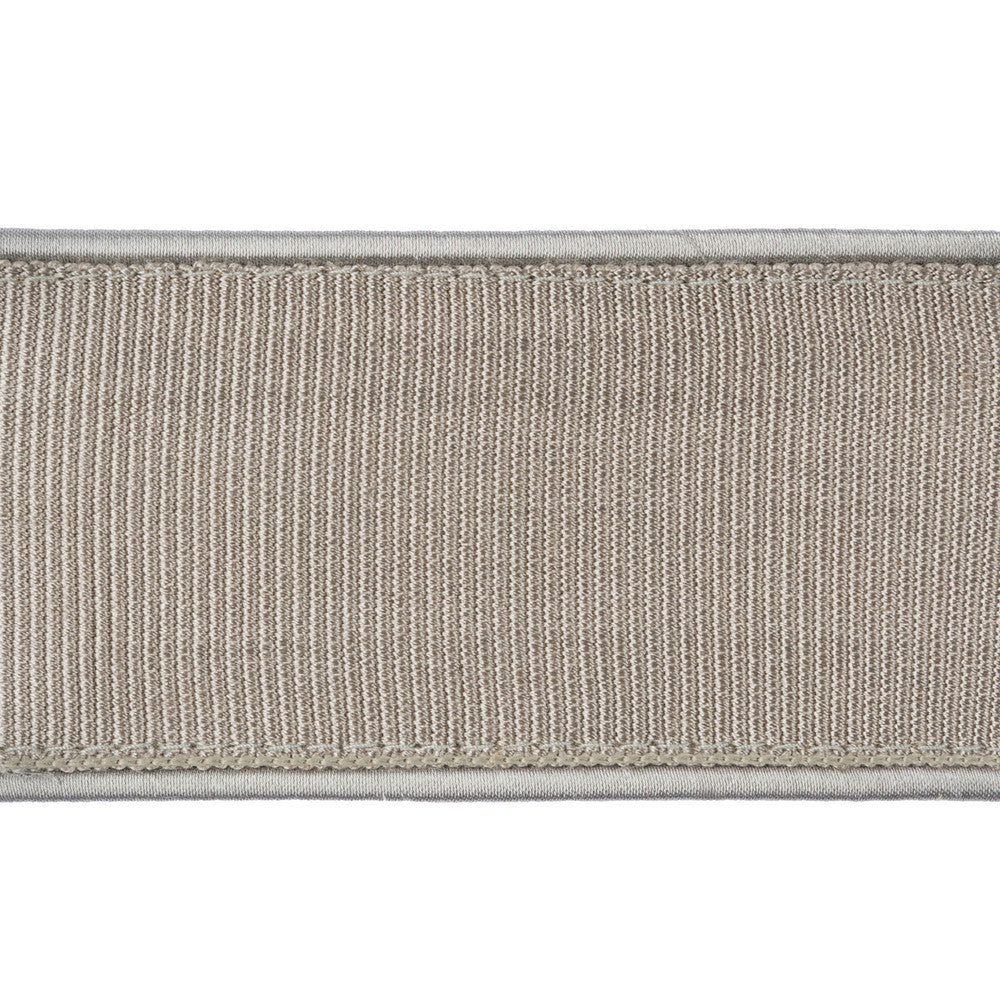 Satin Edge Band Dove by Kravet Design Designer Trim CANDICE OLSON COLLECTION VISCOSE - 86%;ACRYLIC - 10%;POLYESTER - 4% Italy - Horizontal: - and Vertical: - 1.89 - Swanky Fabrics -