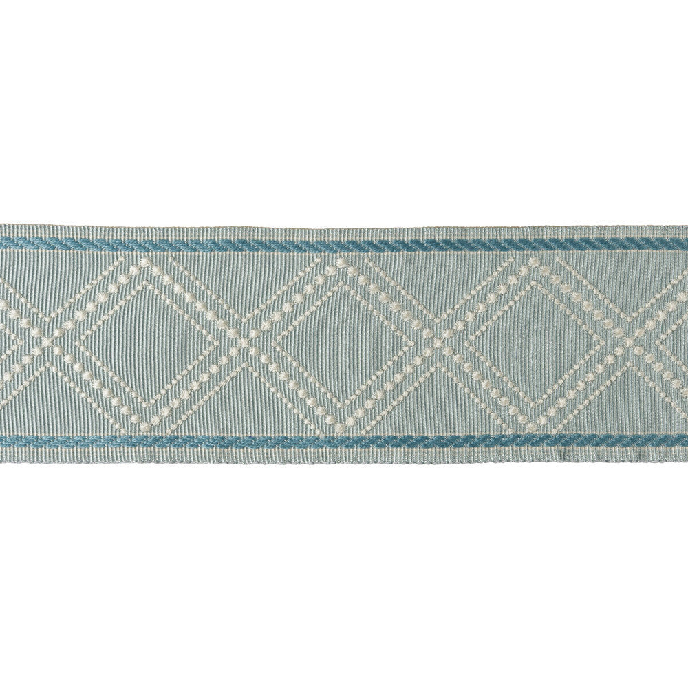 Diamond Trellis Spa by Kravet Design Trim Kravet Design Trim Diamond Trellis SpaTrim CANDICE OLSON COLLECTION POLYESTER - 72%;ACRYLIC - 28% Turkey </p><p>Repeat: H: , V: 3 - Fabric Carolina -