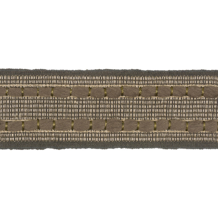 Ramble Tape Mink by Kravet Design Designer Trim LINHERR HOLLINGSWORTH BOHEME TRIM LINEN - 79%;RAYON - 10%;POLYESTER - 9%;METALLIC - 2% India - Horizontal: 1.2 and Vertical: 0.7 2.5 - Swanky Fabrics -