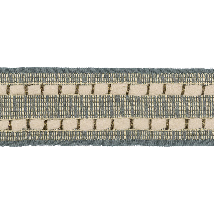 Ramble Tape Indigo by Kravet Design Designer Trim LINHERR HOLLINGSWORTH BOHEME TRIM LINEN - 79%;RAYON - 10%;POLYESTER - 9%;METALLIC - 2% India Horizontal: 1.2 and Vertical: 0.7 2.5 - Swanky Fabrics -