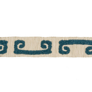 Kravet Trim Wonky Key Teal