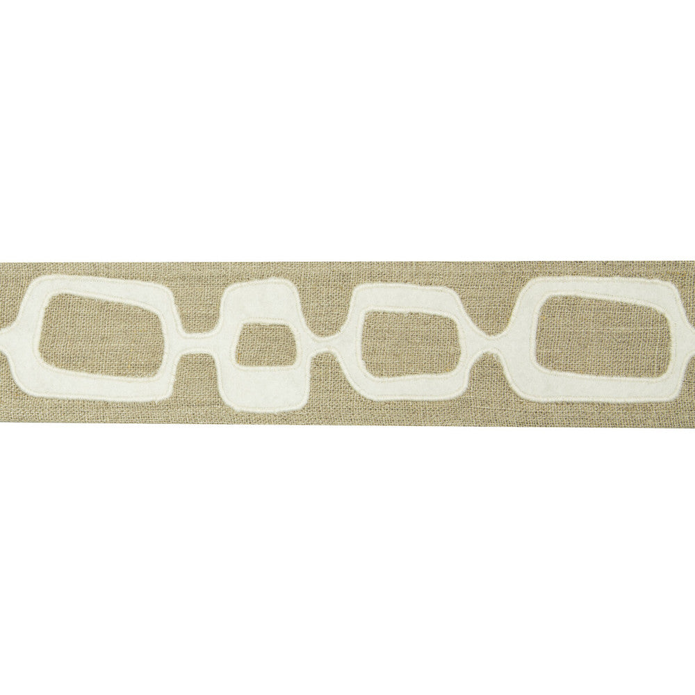 Organic Links Natural by Kravet Design Designer Trim LINEN - 50%;WOOL - 45%;VISCOSE - 5% India Horizontal: and Vertical: 2.75 - Swanky Fabrics -