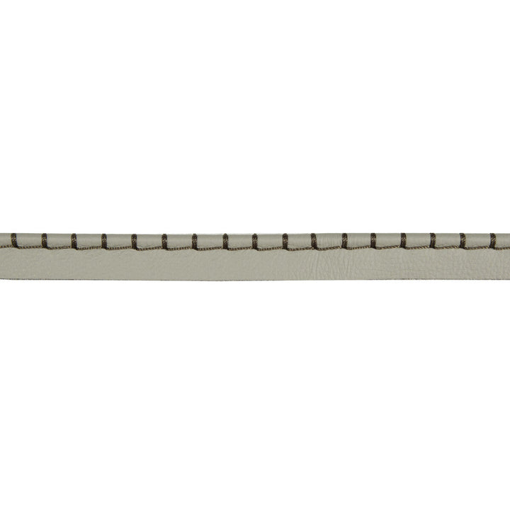 Whip Stitch Cord Steel by Kravet Design Designer Trim LEATHER TRIM COW HIDE - 90%;COTTON - 5%;POLYESTER - 5% Austria Horizontal: and Vertical: 2.5 - Swanky Fabrics -