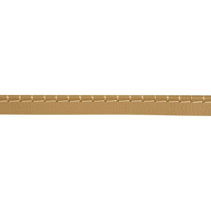 Whip Stitch Cord Tan by Kravet Design Designer Trim LEATHER TRIM COW HIDE - 90%;COTTON - 5%;POLYESTER - 5% Austria Horizontal: and Vertical: 2.5 - Swanky Fabrics -