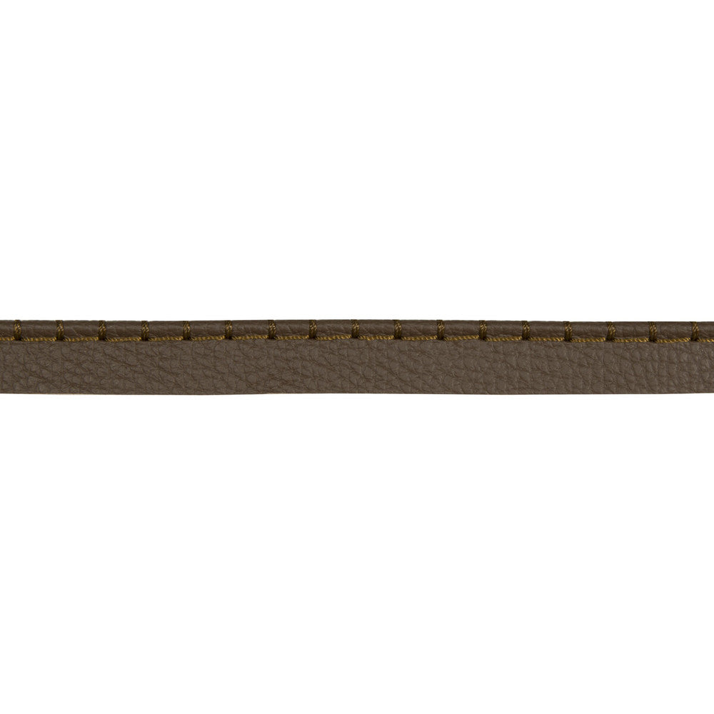 Whip Stitch Cord Peat by Kravet Design Designer Trim LEATHER TRIM COW HIDE - 90%;COTTON - 5%;POLYESTER - 5% Austria - Horizontal: - and Vertical: - 2.5 - Swanky Fabrics -
