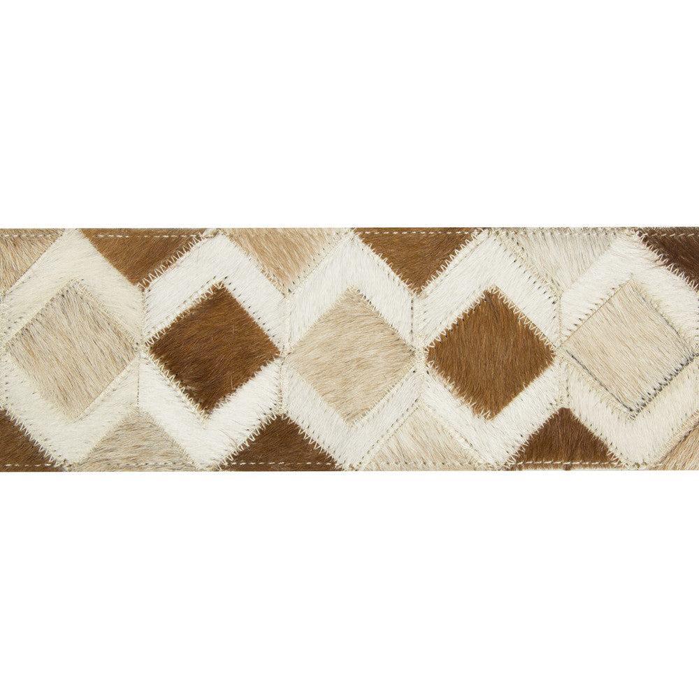 Diamond Hide Sorrel by Kravet Design Designer Trim LEATHER TRIM COW HIDE - 100% India - Horizontal: - and Vertical: - 3.5 - Swanky Fabrics -