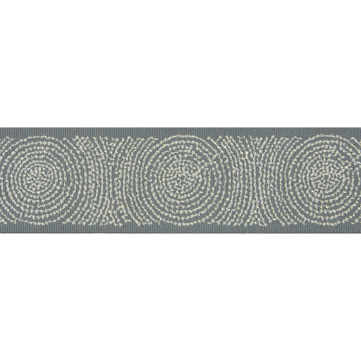 Spin Slate Shimmer by Kravet Design Designer Trim BRAIDS BANDS & BORDERS VISCOSE - 60%;POLYESTER - 40% China Horizontal: and Vertical: 2.88 - Swanky Fabrics -