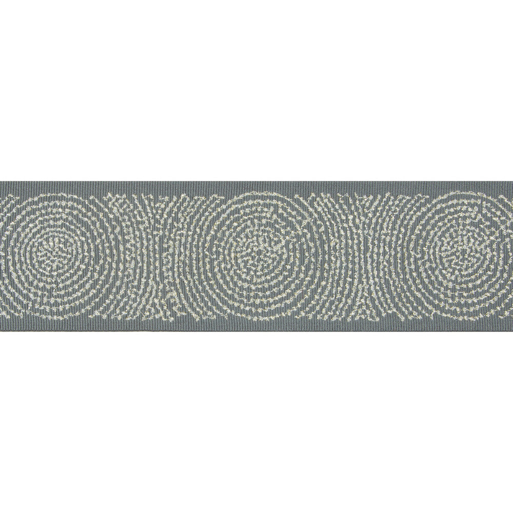 Spin Slate Shimmer by Kravet Design Designer Trim BRAIDS BANDS & BORDERS VISCOSE - 60%;POLYESTER - 40% China Horizontal: and Vertical: 2.88 - Swanky Fabrics -