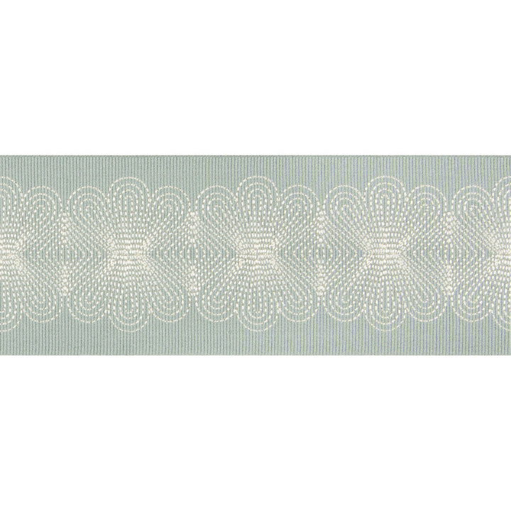 Flower Stitch Mineral by Kravet Design Trim Kravet Design Trim Flower Stitch MineralTrim BRAIDS BANDS & BORDERS VISCOSE - 77%;RAYON - 23% China </p><p>Repeat: H: , V: 3 - Fabric Carolina -