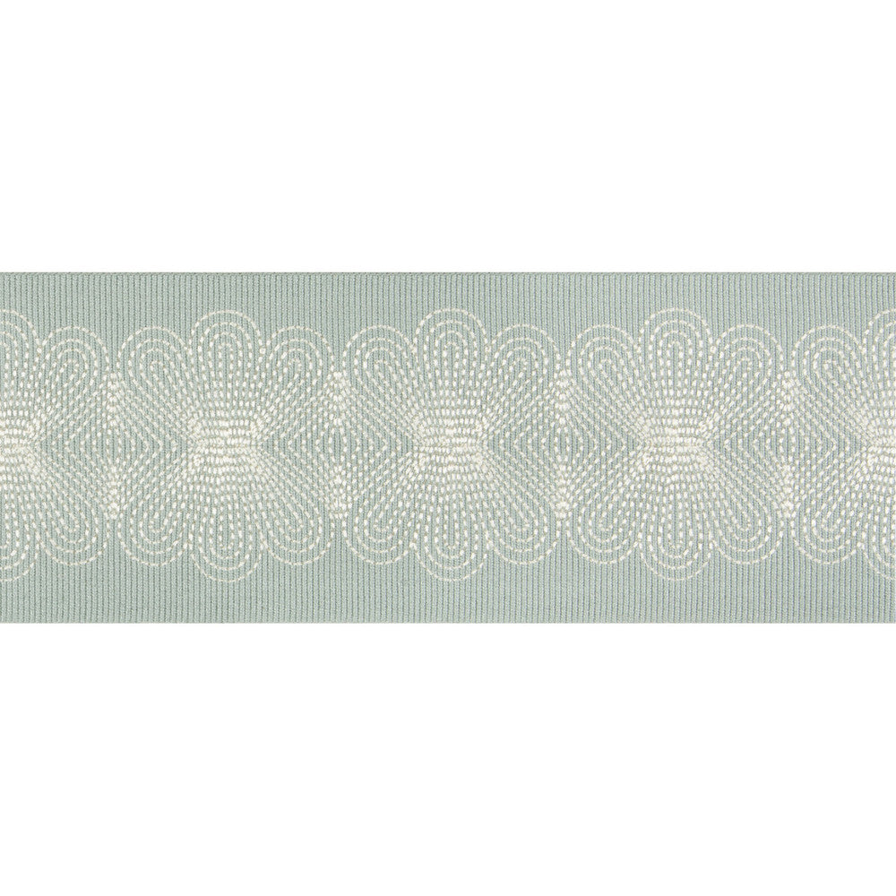 Flower Stitch Mineral by Kravet Design Designer Trim BRAIDS BANDS & BORDERS VISCOSE - 77%;RAYON - 23% China Horizontal: and Vertical: 3 - Swanky Fabrics -