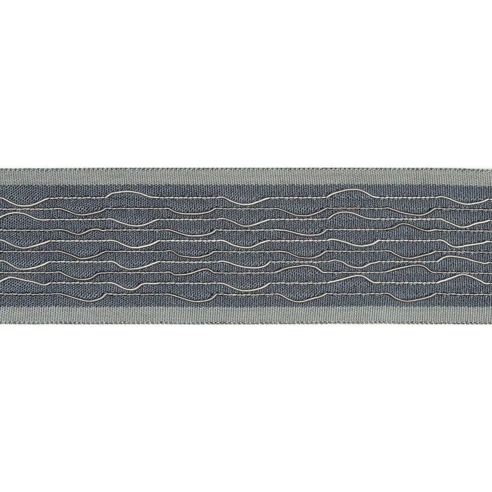Fine Lines Slate by Kravet Design Designer Trim BRAIDS BANDS & BORDERS RAYON - 88%;COTTON - 12% China Horizontal: and Vertical: 2 - Swanky Fabrics -