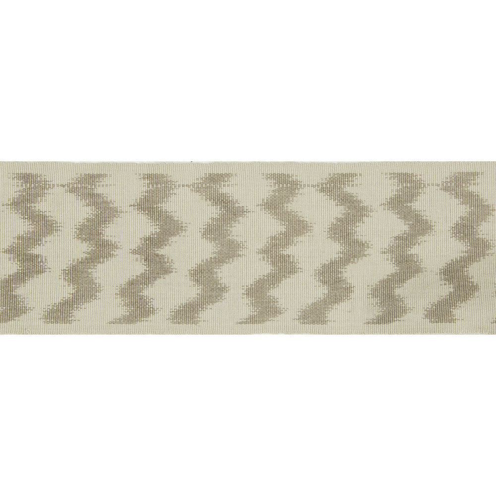 Watermark Tape Mushroom by Kravet Design Designer Trim BRAIDS BANDS & BORDERS COTTON - 100% India Horizontal: 2.75 and Vertical: 2 2.75 - Swanky Fabrics -