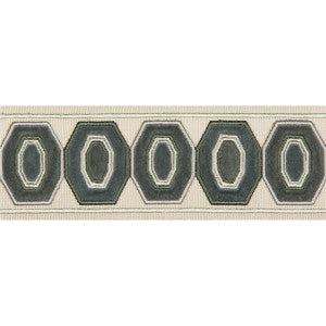 Kravet Trim Geodex Steel Grey