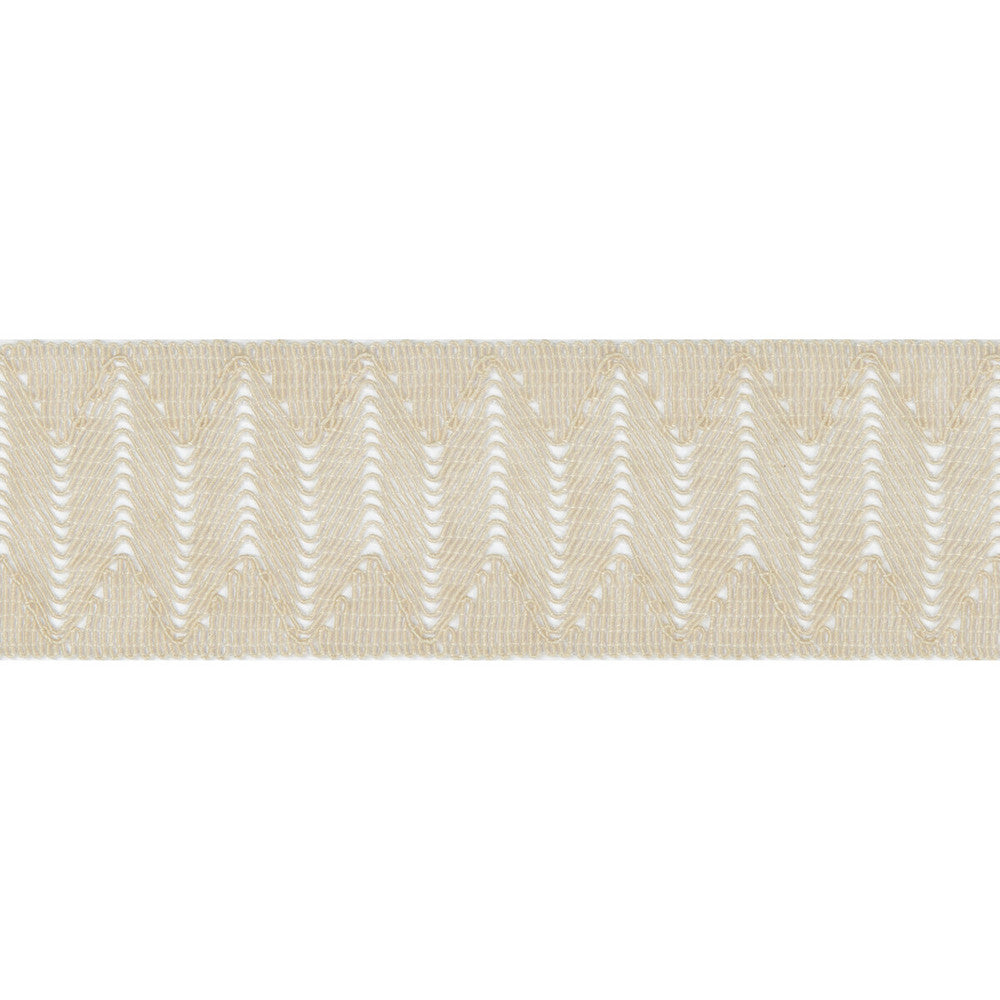 Wave Crest Ivory by Kravet Couture Designer Trim SUE FIRESTONE MALIBU TRIM LINEN - 63%;ACRYLIC - 29%;POLYAMIDE - 8% Italy - Horizontal: - and Vertical: - 2.16 - Swanky Fabrics -