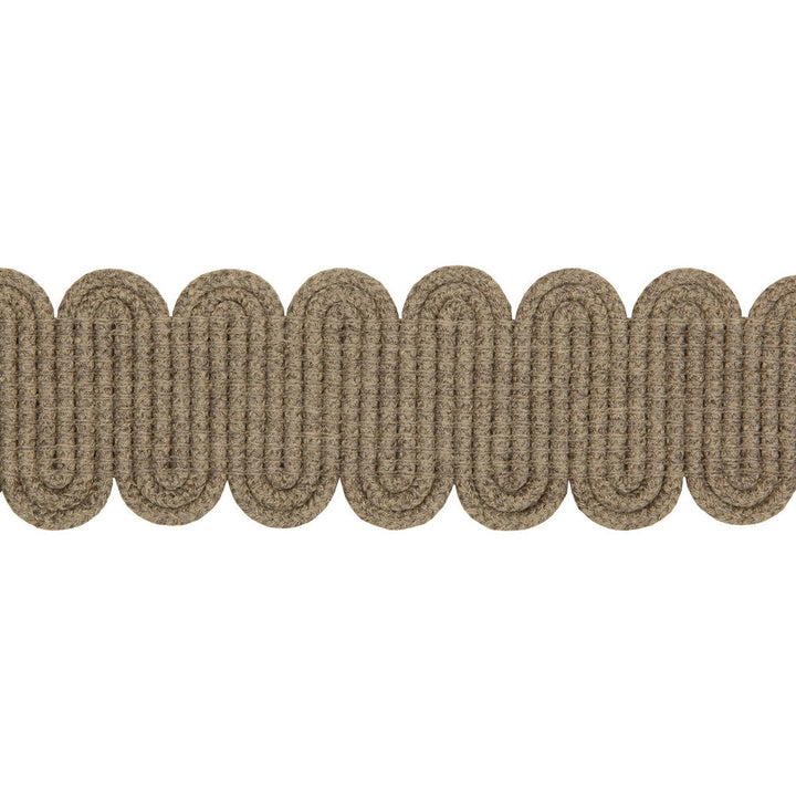 Switchback Flax by Kravet Design Designer Trim PERFORMANCE TRIM INDOOR/OUTDOOR POLYAMIDE - 100% Germany Horizontal: 1 and Vertical: 2 - Swanky Fabrics -