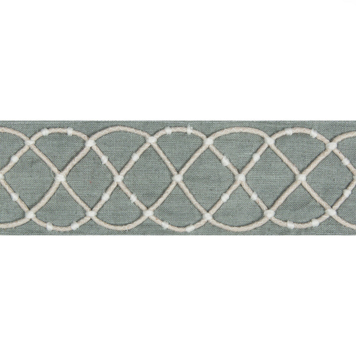 Fisherman'S Net Silver by Kravet Basics Designer Trim JEFFREY ALAN MARKS OCEANVIEW LINEN - 60%;JUTE - 30%;COTTON - 10% India Horizontal: 3 and Vertical: 3.5 3 - Swanky Fabrics -