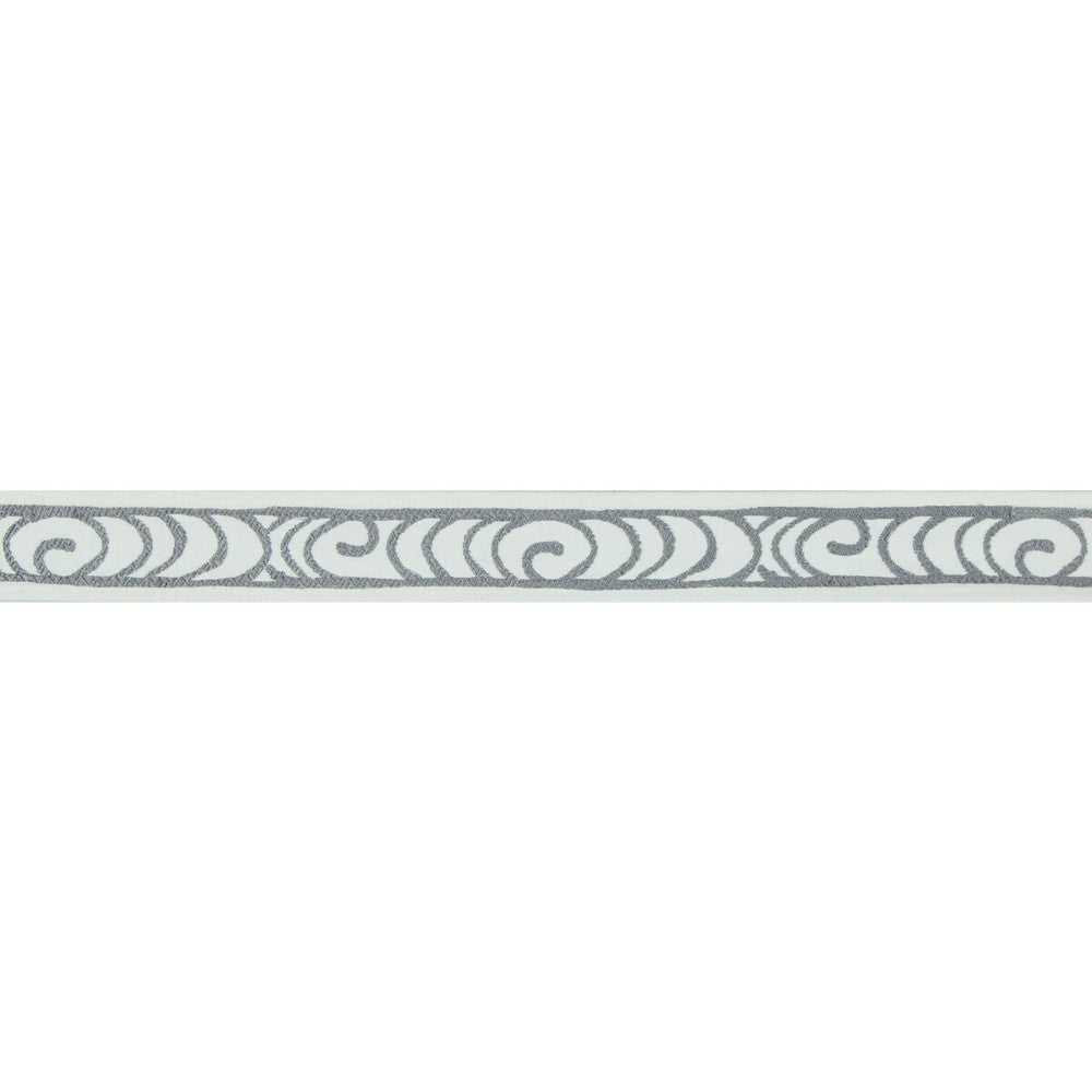 Wave Curl Silver by Kravet Basics Trim Kravet Basics Trim Wave Curl SilverTrim JEFFREY ALAN MARKS OCEANVIEW COTTON - 100% India </p><p>Repeat: H: 1.25, V: 7.8 1.5 - Fabric Carolina -