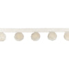 Kravet Trim Paradise Poms Ivory