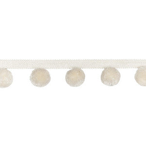 Kravet Trim Paradise Poms Ivory