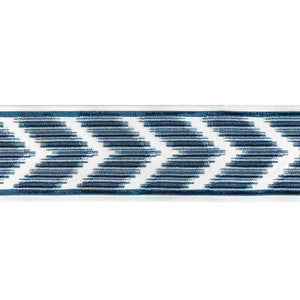 Kravet Trim Chevron Velvet Tape Ink
