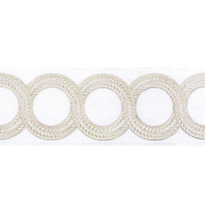 Kravet Trim Looped Tape Light Silver