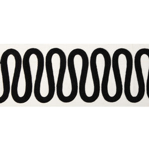 Kravet Trim Wiggle Wide Tape Noir T30840.81.0