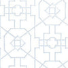 Thibaut Wallpaper BAMBOO LATTICE - White