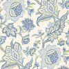 Thibaut Wallpaper JACOBEAN TRAIL - Blue on Green