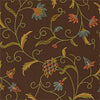 Thibaut Wallpaper ENGLISH CREWEL - Brown