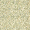 Thibaut Wallpaper WINCHESTER PAISLEY - Green and Aqua