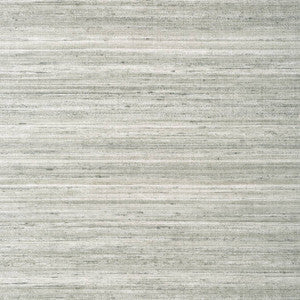 Thibaut Wallpaper Wild Silk Charcoal on Metallic Silver T335