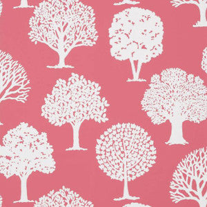Thibaut Wallpaper Russell Square Raspberry T35111