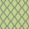 Thibaut Wallpaper Stanbury Trellis Navy on Green T35116