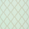 Thibaut Wallpaper Stanbury Trellis Linen on Aqua T35120