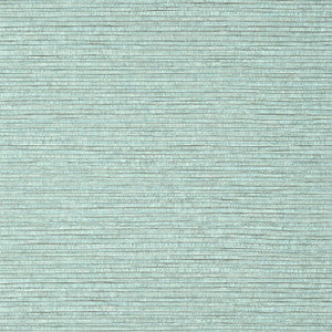 Thibaut Wallpaper Woody Grass Aqua and Grey T351