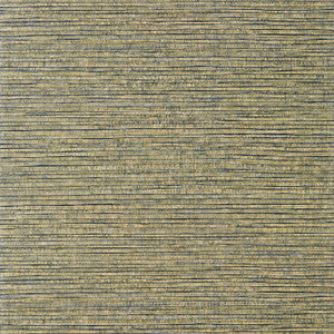 Thibaut Wallpaper Woody Grass Metallic Gold and Silver T353