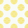 Thibaut Wallpaper HALIE CIRCLE - Yellow