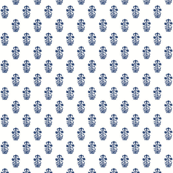 Corwin Navy on White T36400 by Thibaut Wallpaper Thibaut Wallpaper Corwin Navy on White T36400Wallpaper Indienne Non Woven Wallpaper UNITED STATES </p><p>Repeat: V: 4.25 27 - Fabric Carolina -