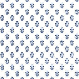 Thibaut Wallpaper Corwin Navy on White T36400