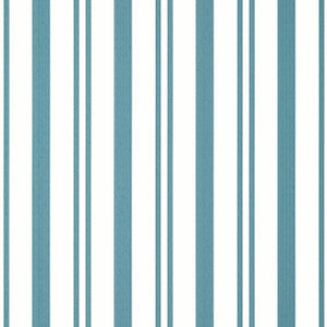 Thibaut Wallpaper Maggie Stripe Teal T36457