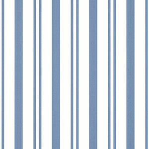 Thibaut Wallpaper Maggie Stripe Blue T36461
