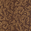 Thibaut Wallpaper ARDMORE SCROLL - Metallic on Brown