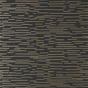 Thibaut Wallpaper Sierra Metallic Bronze on Black T4009