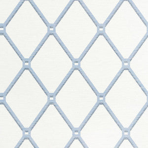 Thibaut Wallpaper Easom Trellis Blue T4052