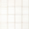 Thibaut Wallpaper Wood Panel White and Metallic Pewter T41000