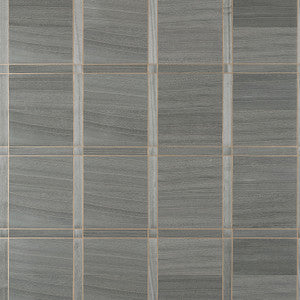 Thibaut Wallpaper Wood Panel Charcoal and Metallic Gold T41001