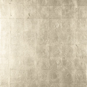 Thibaut Wallpaper Metal Leaf Metallic Pewter T41012
