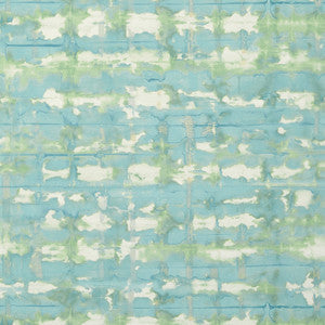 Thibaut Wallpaper Illusion Teal and Green T41040