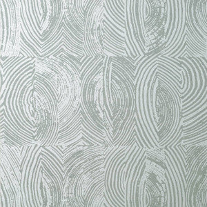 Thibaut Wallpaper Volar Metallic Silver on Smoke T413