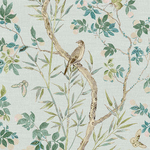 Thibaut Wallpaper Claire Spa Blue T42010